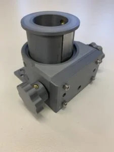 Crayford focuser 3D render, back view