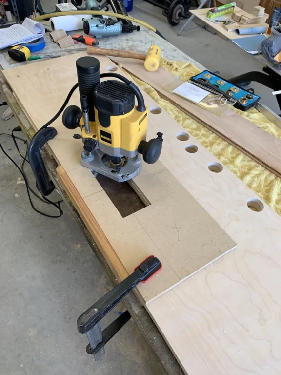 Foosball table build photo