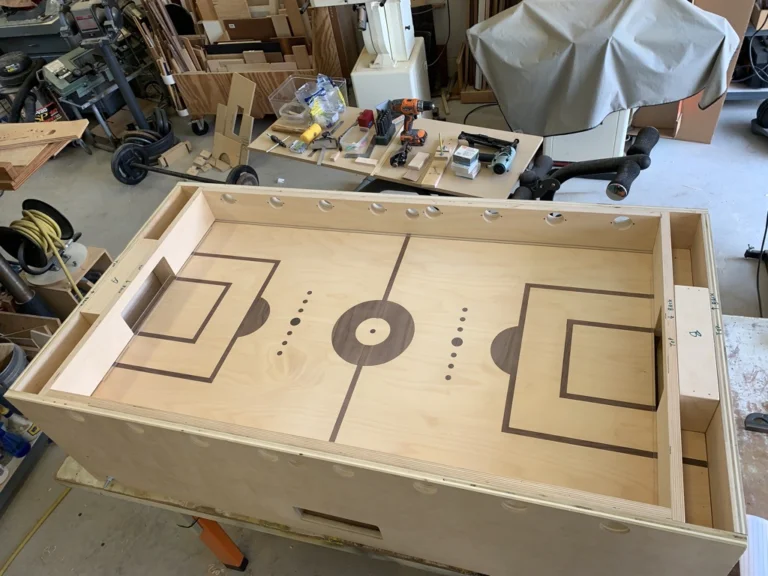 Foosball table build photo