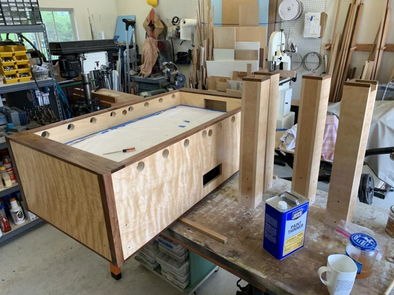 Foosball table build photo