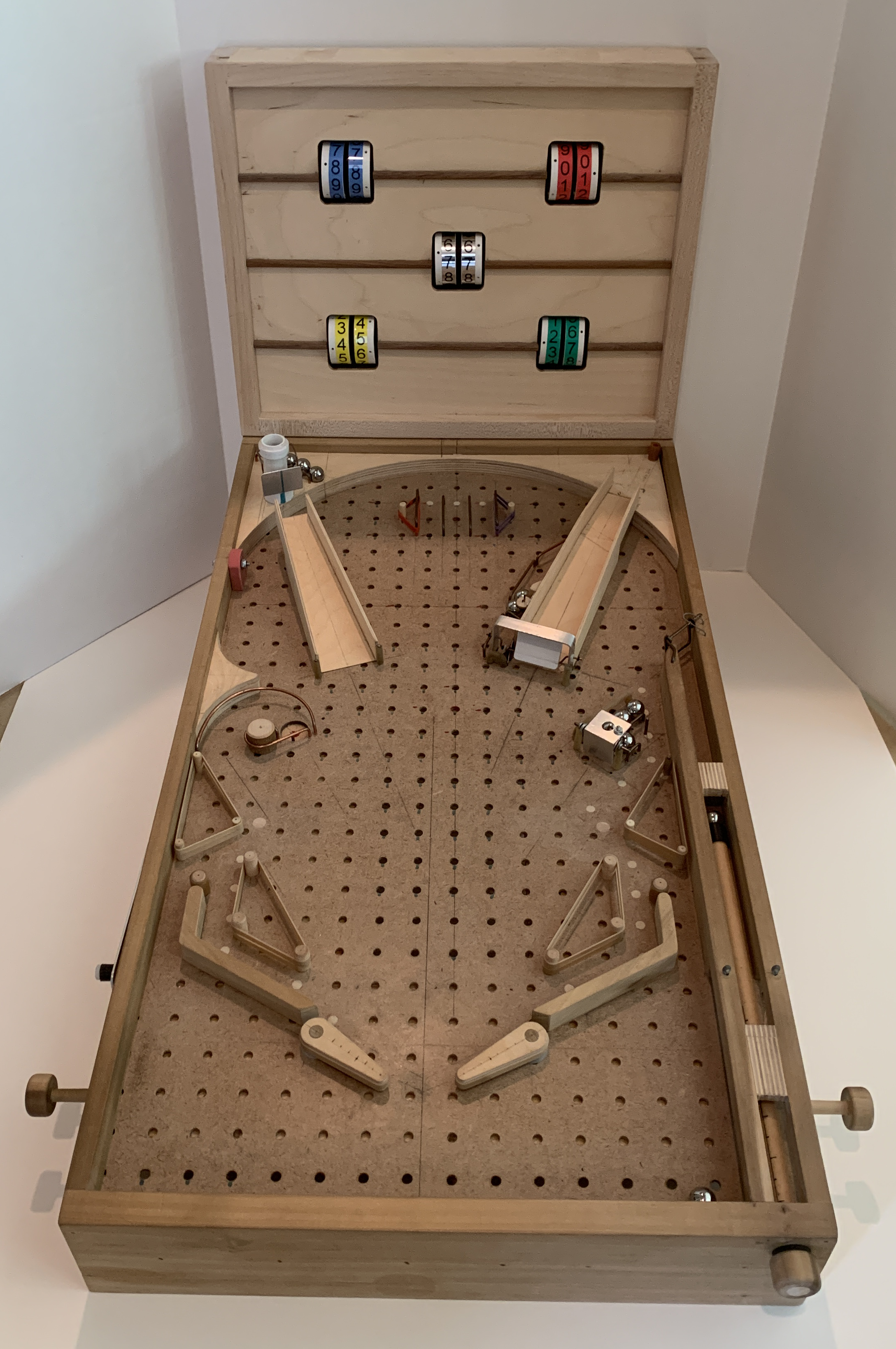 Marble Pinball Machine Woodworking Plan